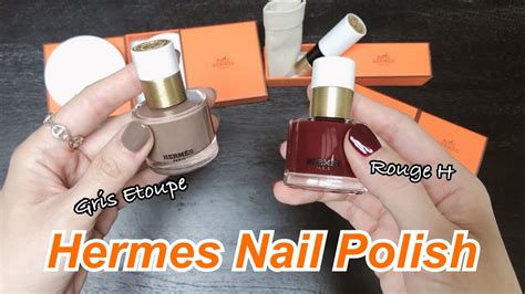 hermes rouge h nail polish|hermès nail polish review.